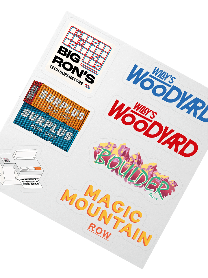 Stickers of Magic Mountain Row product image (2)
