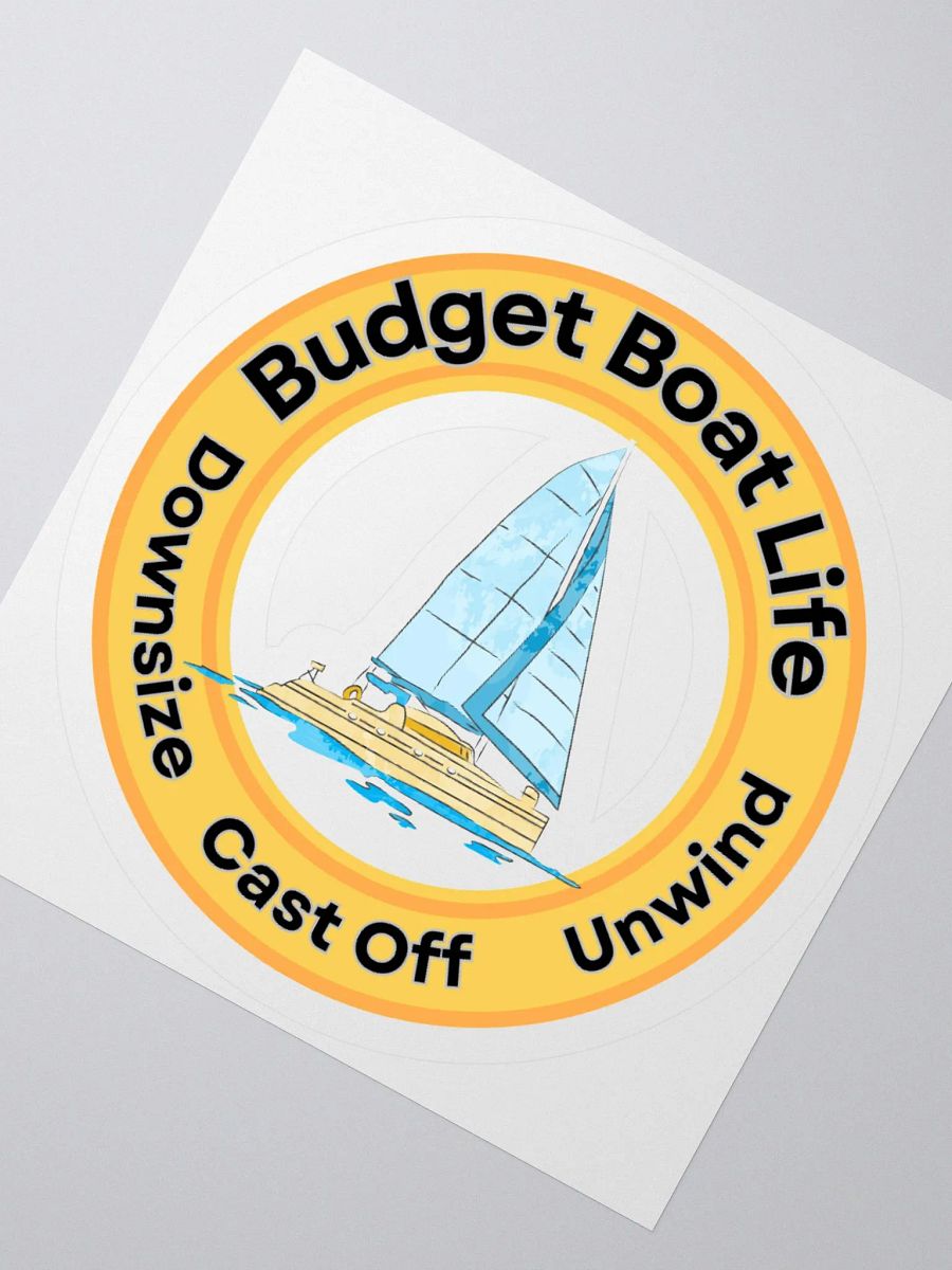 Budget Boat Life Stickers product image (5)