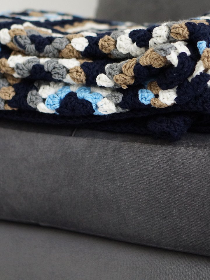 Granny square blanket pdf pattern product image (2)
