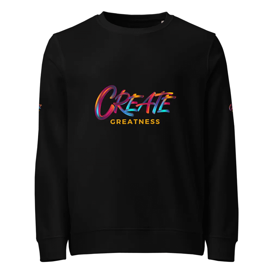 Create Greatness Unisex Organic Sweatshirt product image (57)