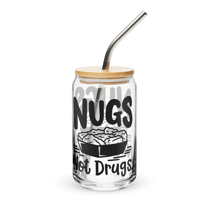 Nugs Not Drugs - Can-Shaped Glass product image (1)