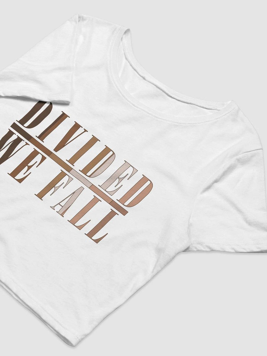 Divided We Fall - Skin Colour Two - Bella+Canvas Women's Crop Tee product image (3)