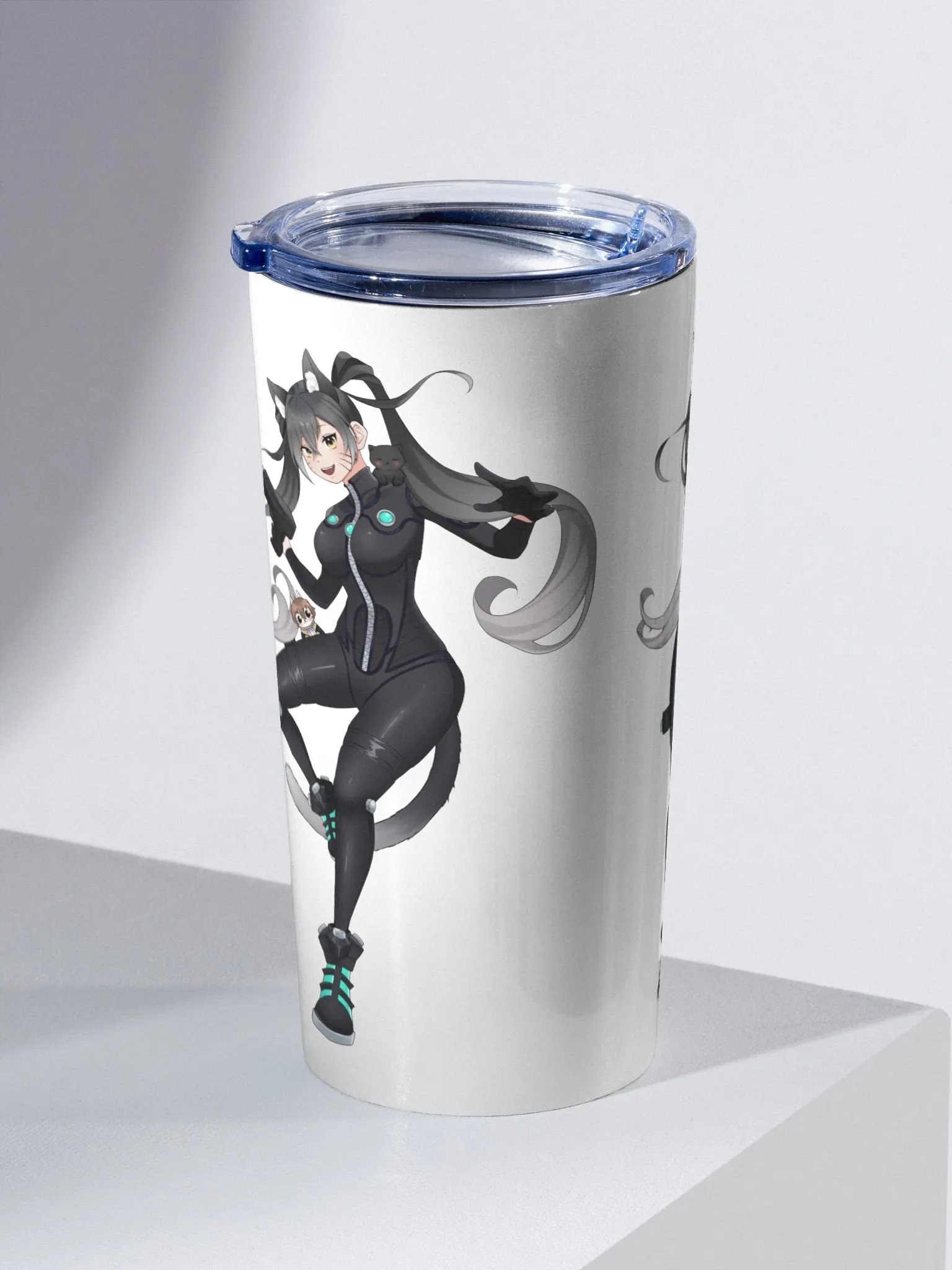JUNOO CAT 20 OZ STAINLESS STEEL TUMBLER product image (4)