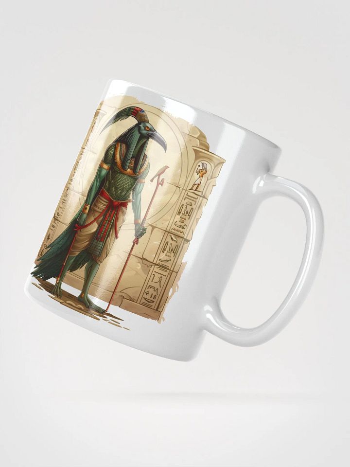 Thoth - The Egyptian God of Wisdom White Glossy Mug product image (2)