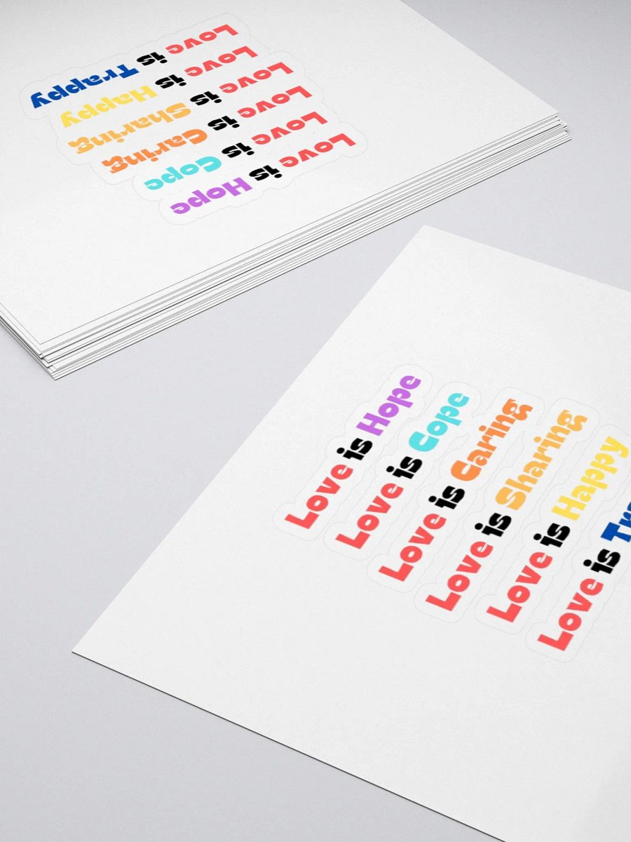 What is love short Sitckers product image (14)