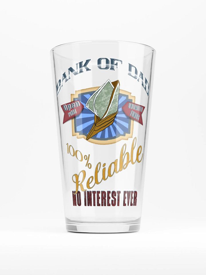 Bank of Dad Pint Glass product image (1)