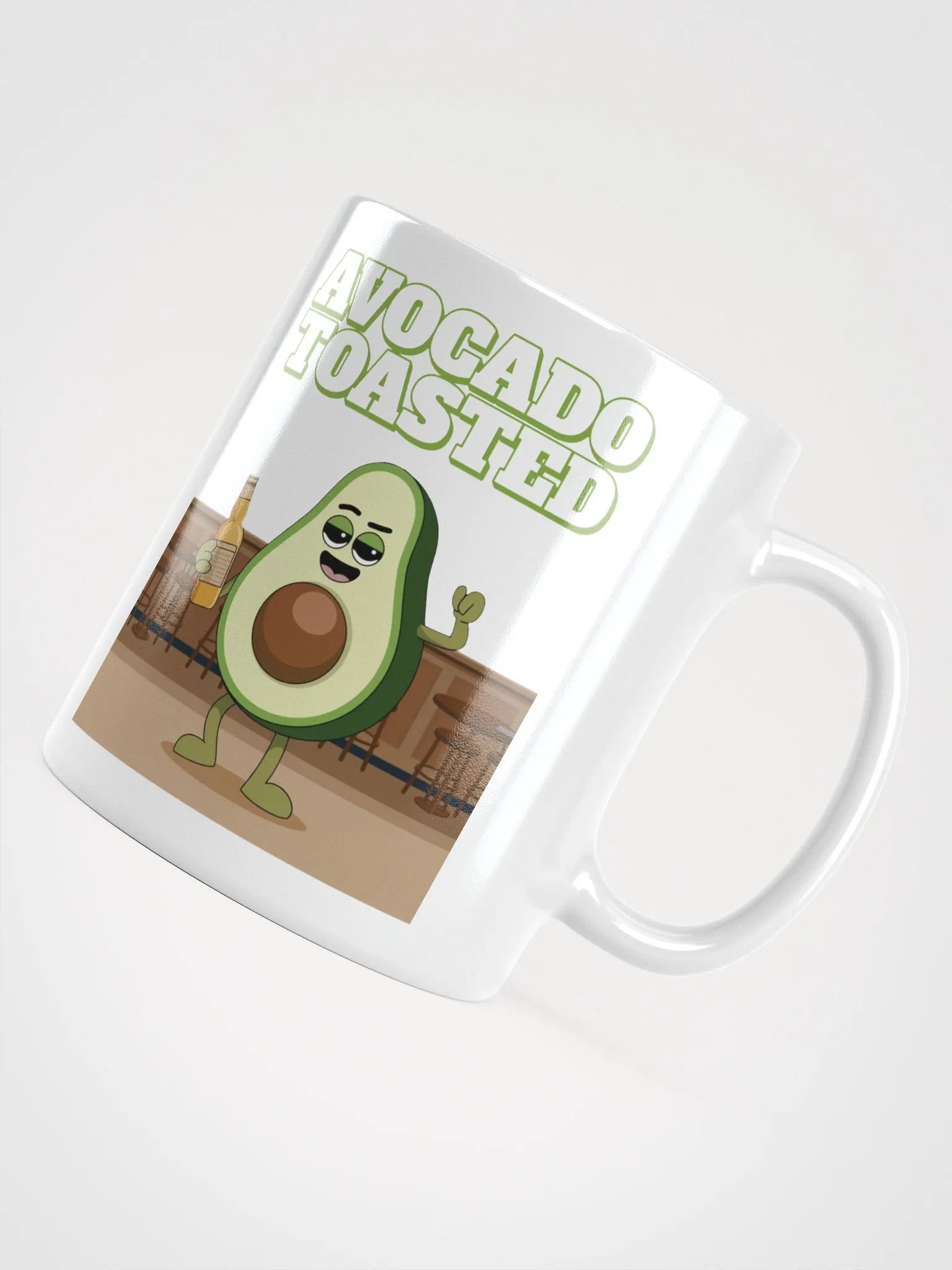 Avocado Toasted Funny White Mug product image (14)