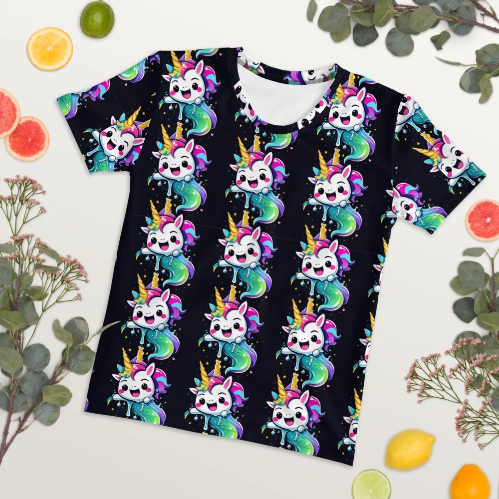 Kawaii Unicorn All Over Print T-shirt product image (7)