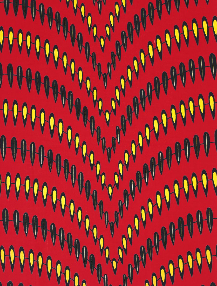 Scampolo Tessuto Wax Print - Design Astratto - 44 cm x 114 cm - cod.579/C product image (1)