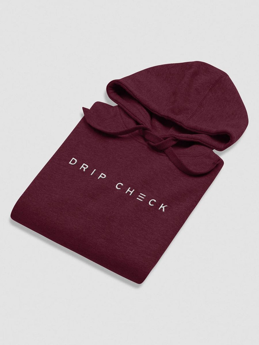 DRIP CHECK UNISEX HOODIE - MAROON product image (4)