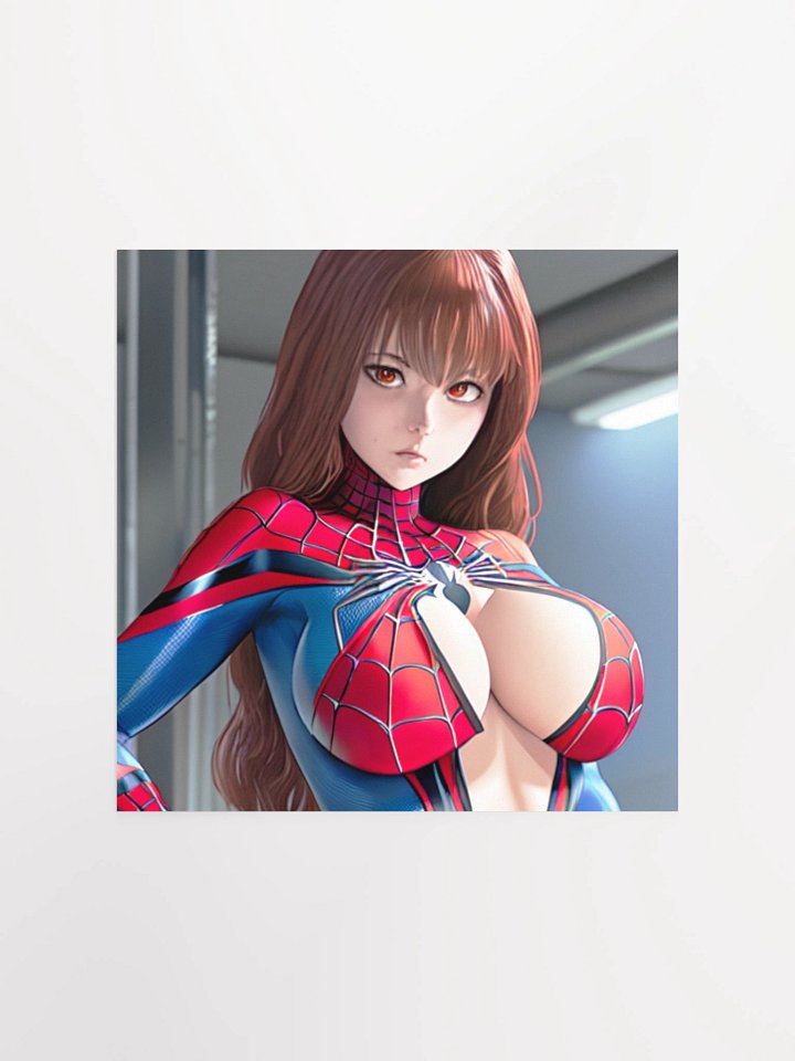 Vibrant Matte Spidey-Women Poster: Transform Your Space! product image (3)