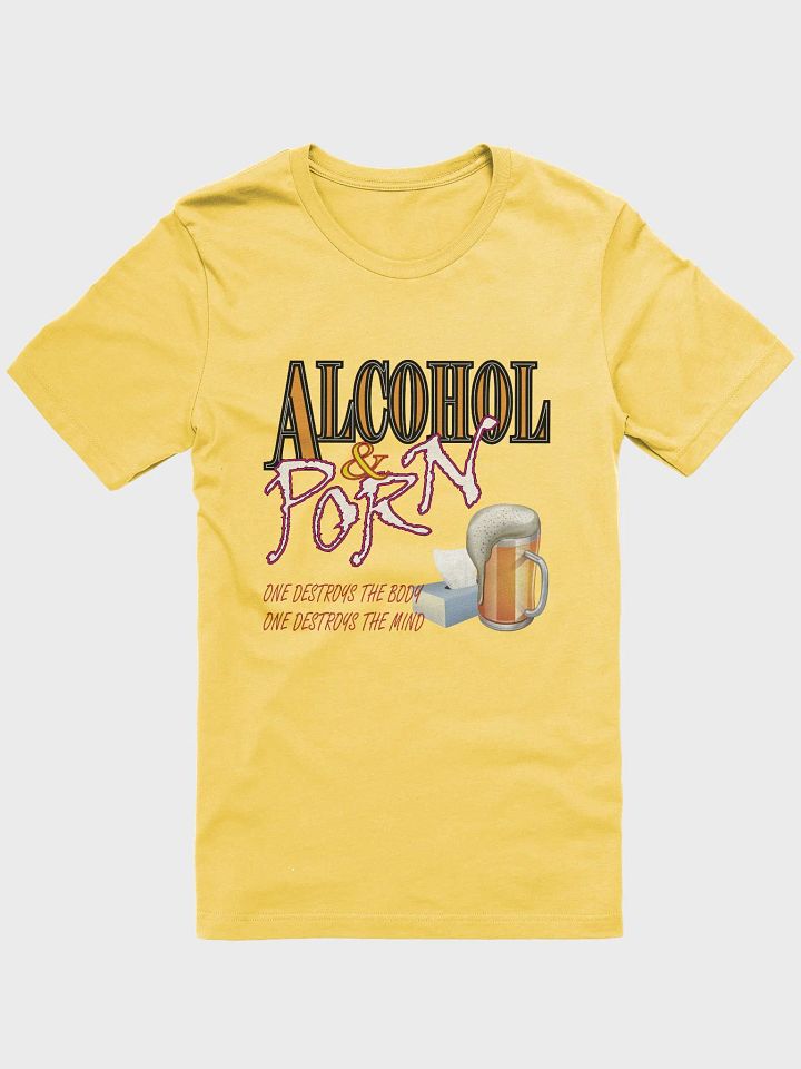 Alcohol & Porn - Bella+Canvas Supersoft T-Shirt product image (2)