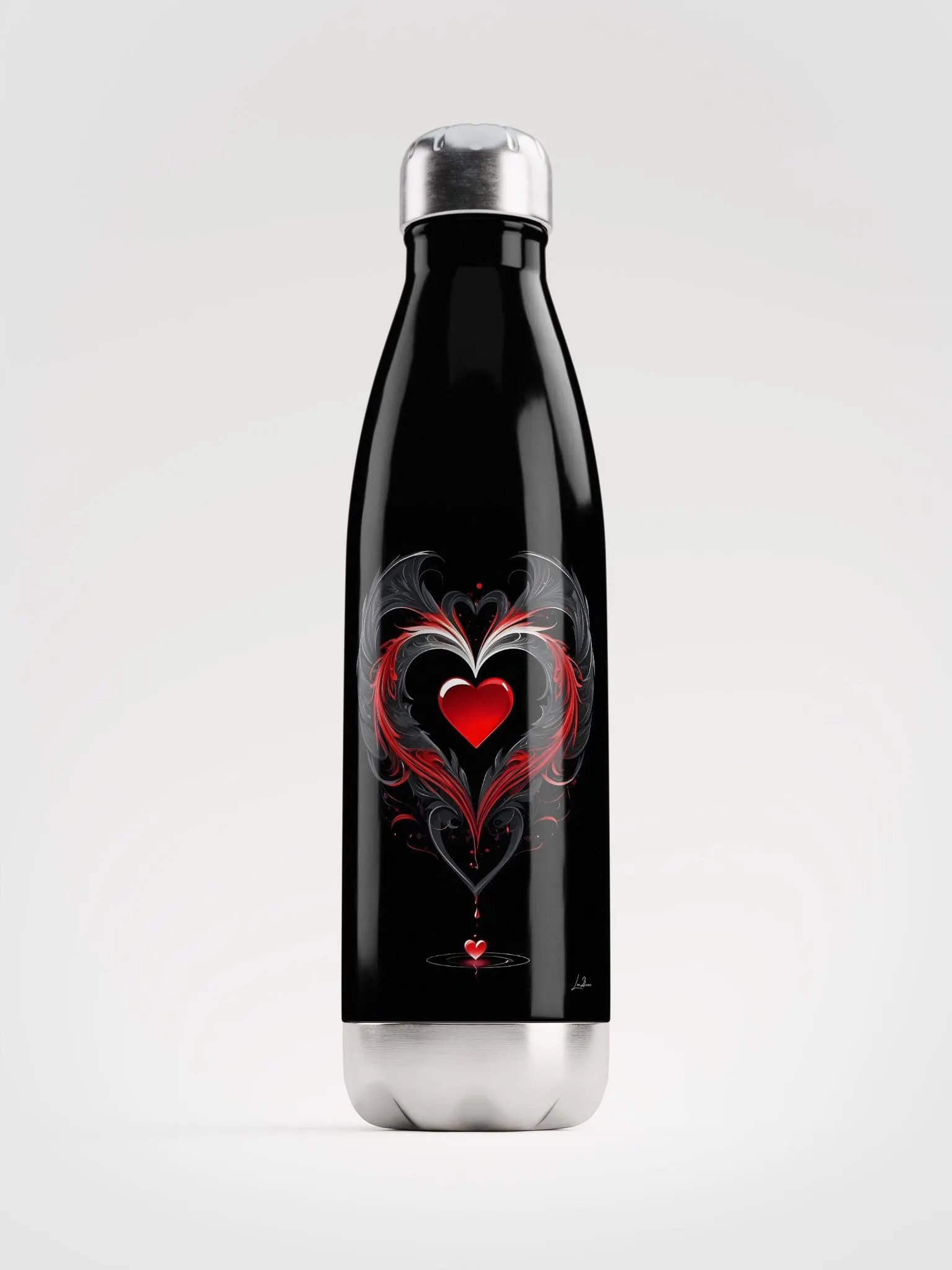 Gothic Heart - Stainless Steel Water Bottle product image (1)