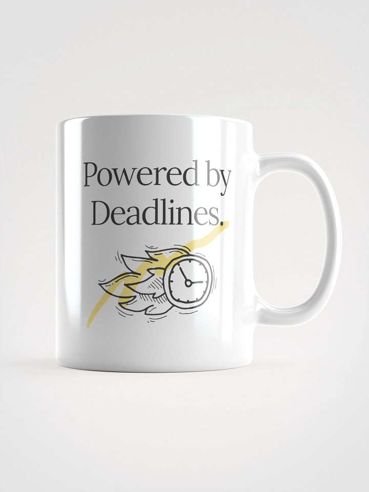 Powered by Deadlines Mug - 11oz product image (1)