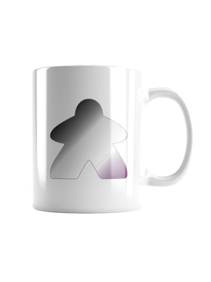 Asexual Pride Gradient Meeple Mug product image (1)