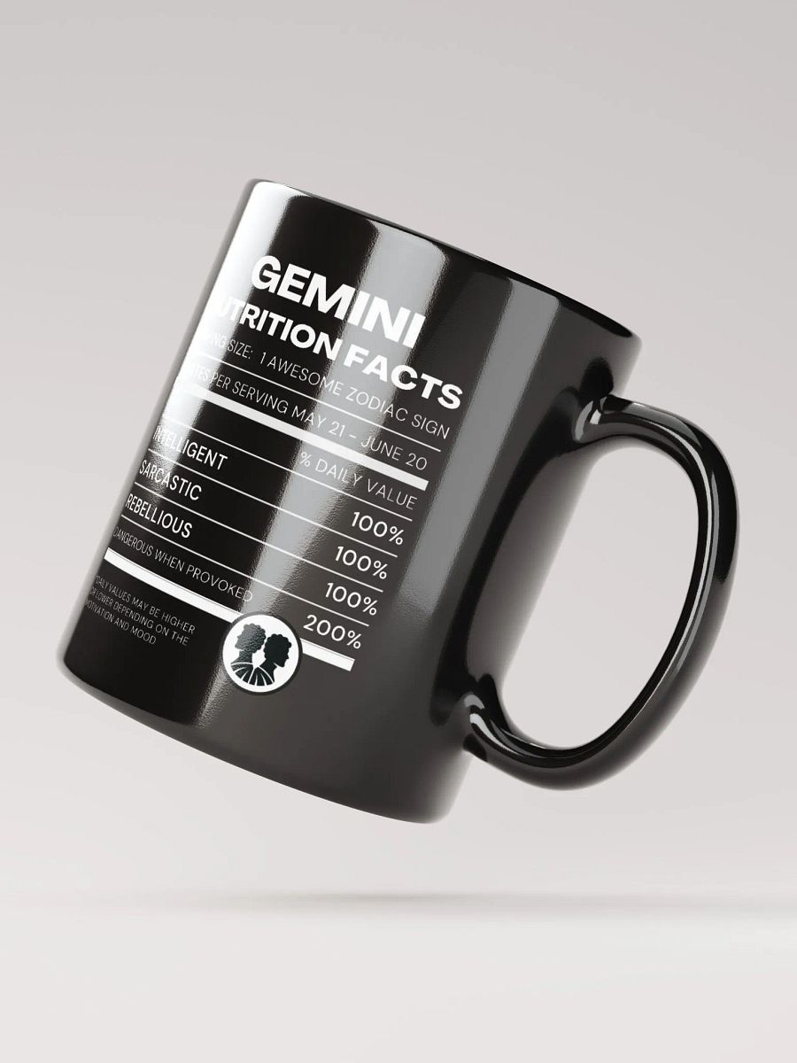 Gemini Nutrition Facts Mug product image (5)