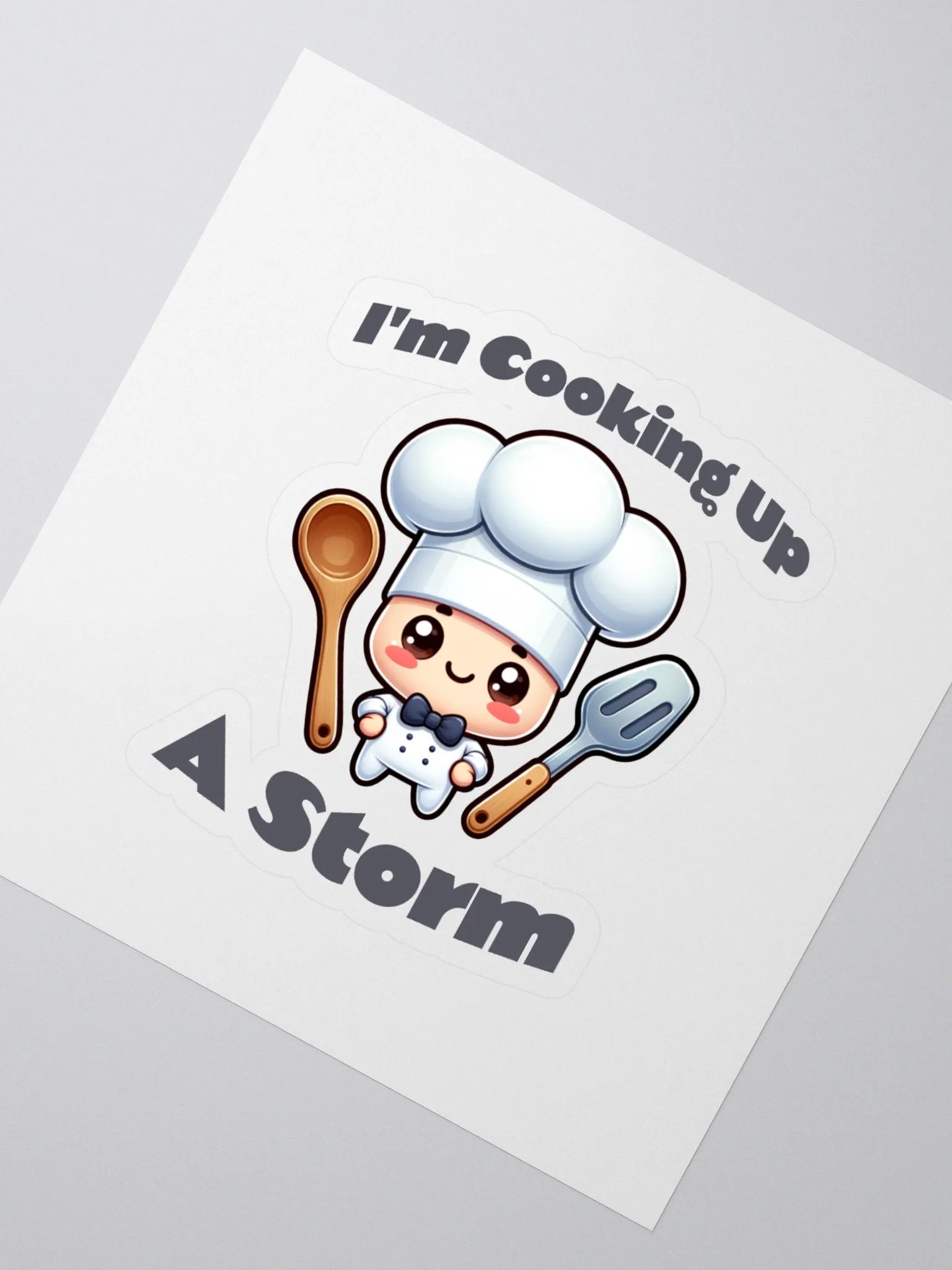I'm Cooking Up A Storm Sticker product image (2)