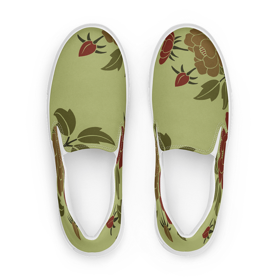 Elegant Floral. Men's Slip-On Canvas Shoes product image (1)