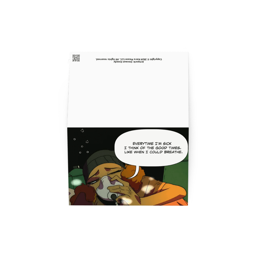 Everytime I'm Sick Get-Well Card product image (2)