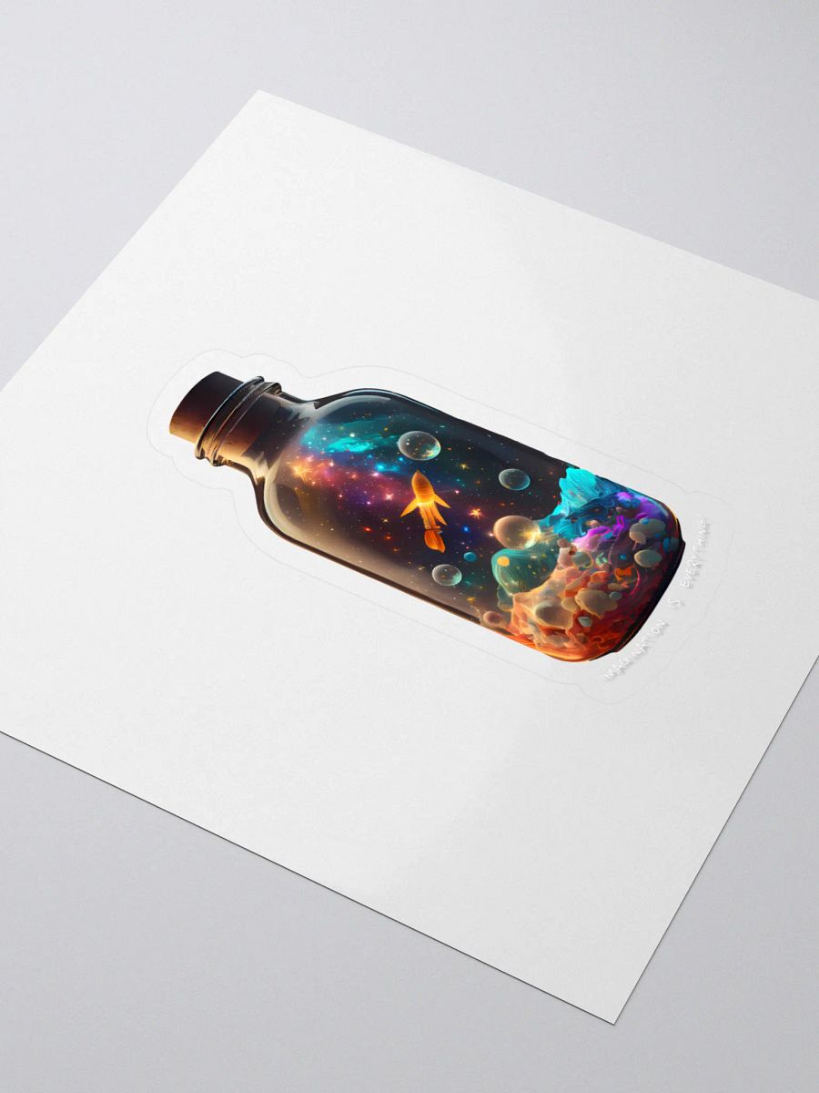 Imaginative Space Adventure Bottle Sticker product image (3)