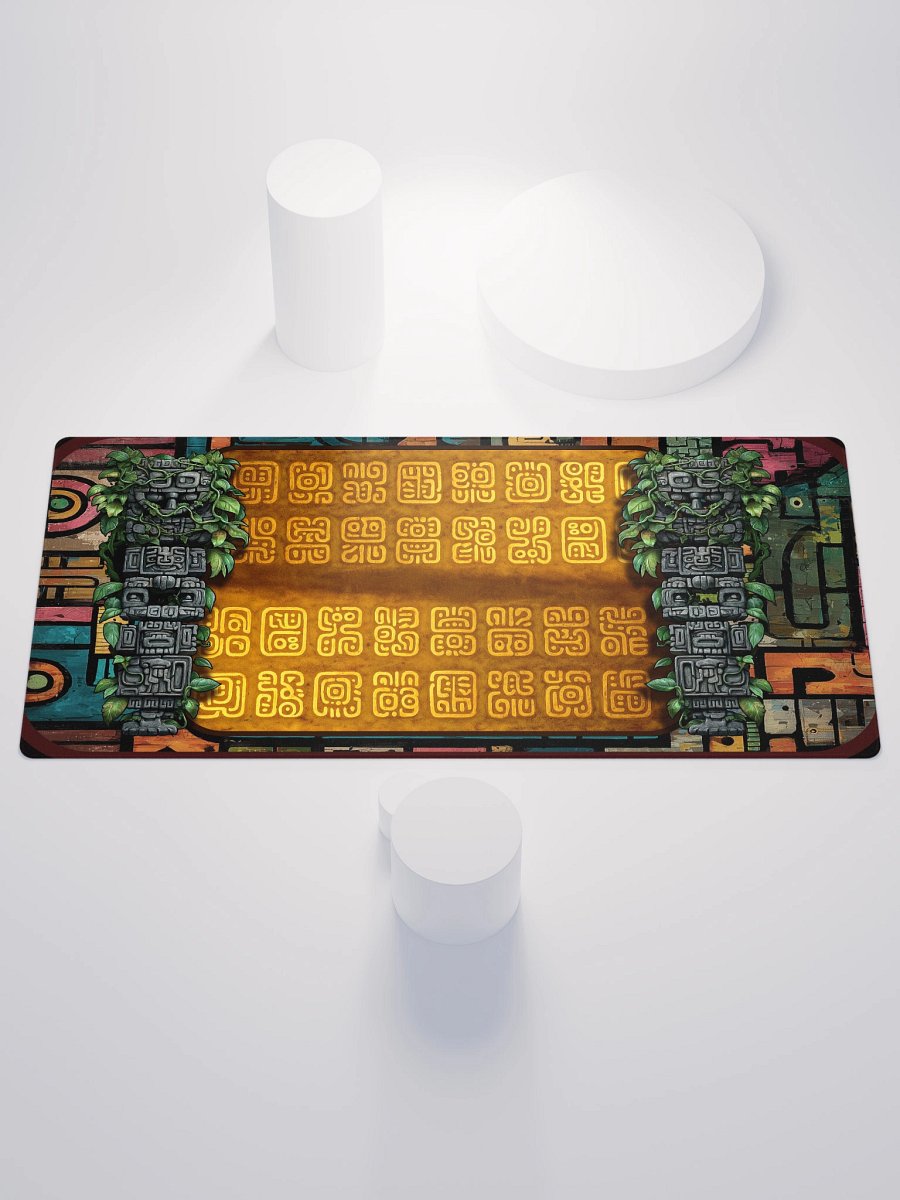 Ancient Temple Glyphs Gaming Mouse Mat product image (2)