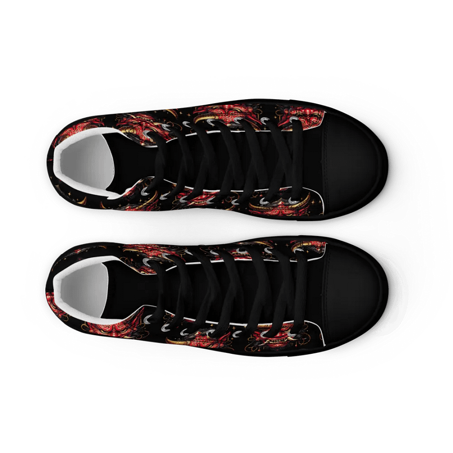 Red Oni Mask Men's High Tops product image (9)