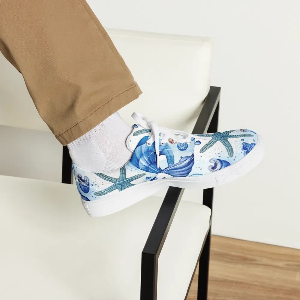 Seashell Serenade Canvas Sneakers product image (6)