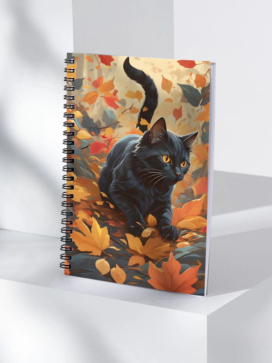 Autumn Catventures Spiral Notebook product image (4)