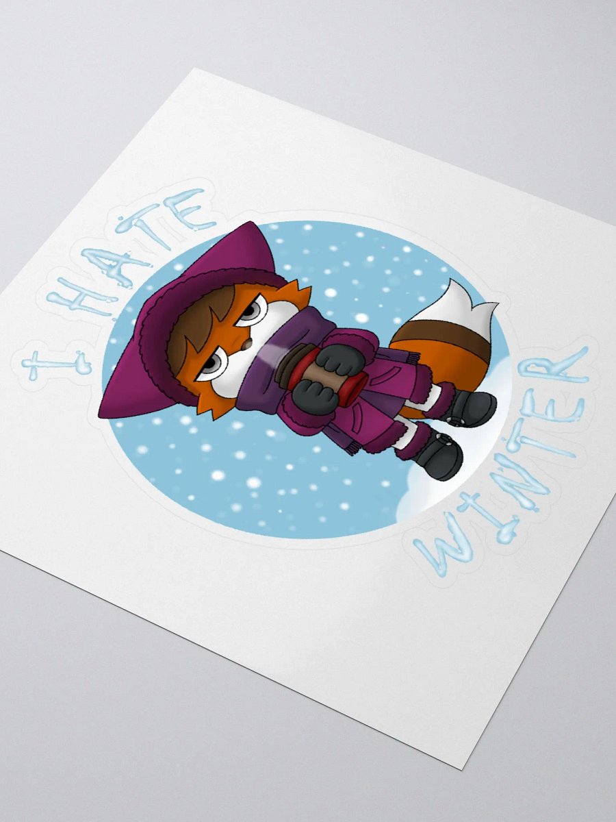 I Hate Winter Sticker product image (7)