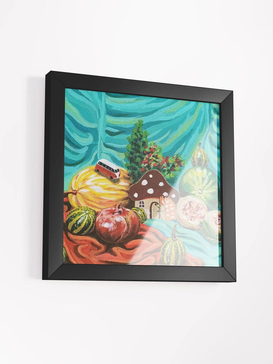 Whimsical Hedgehog Mushroom Sanctuary Framed Print product image (5)