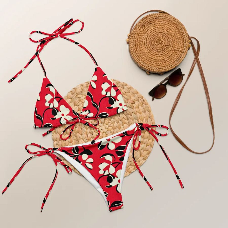 Floral Chic String Bikini Set product image (5)