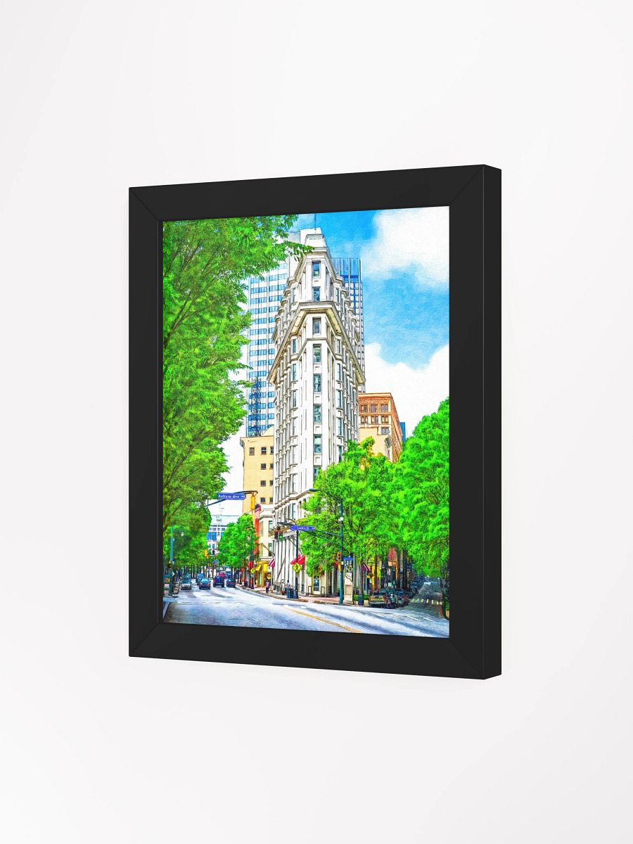 Historic Atlanta Flatiron Building Studio Framed Print product image (53)