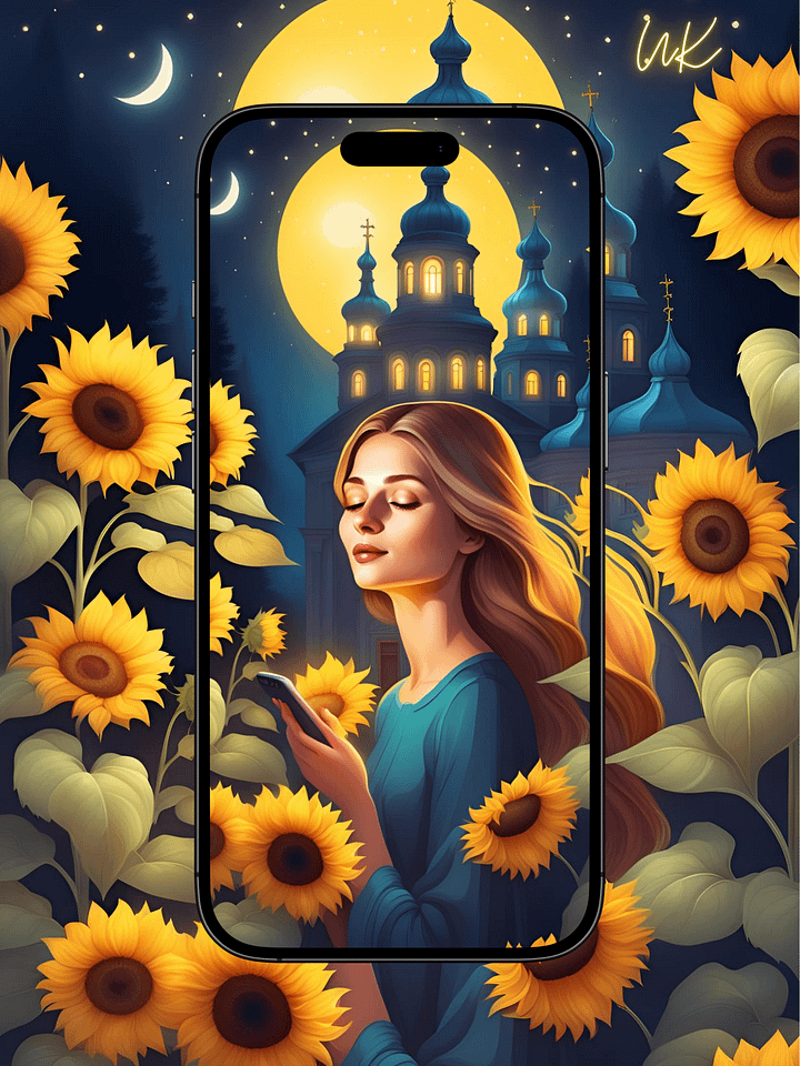 UK "Voice of the People" Unique iPhone Wallpapers Inspired by Ukrainian History product image (1)