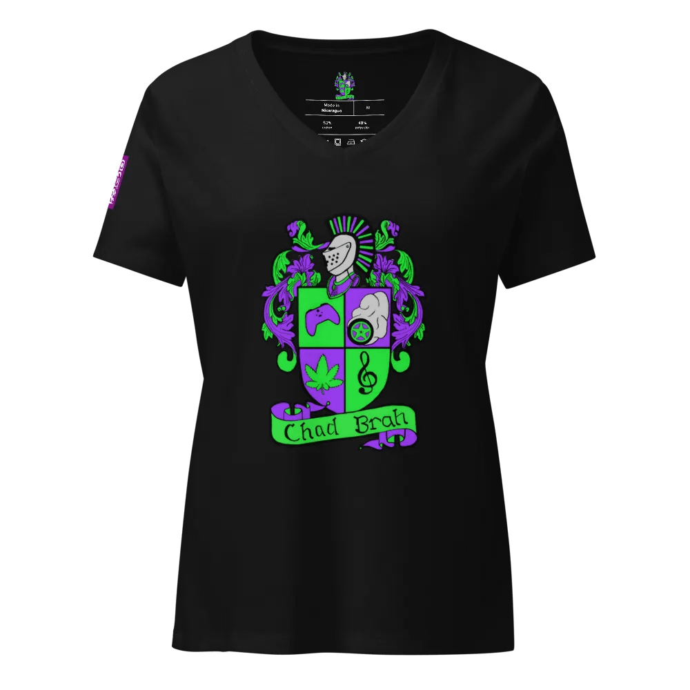 Chad Brah Crest Ladies V-Neck product image (6)