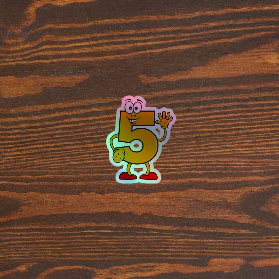 Funky 5 Vibes Holographic Sticker Set product image (5)