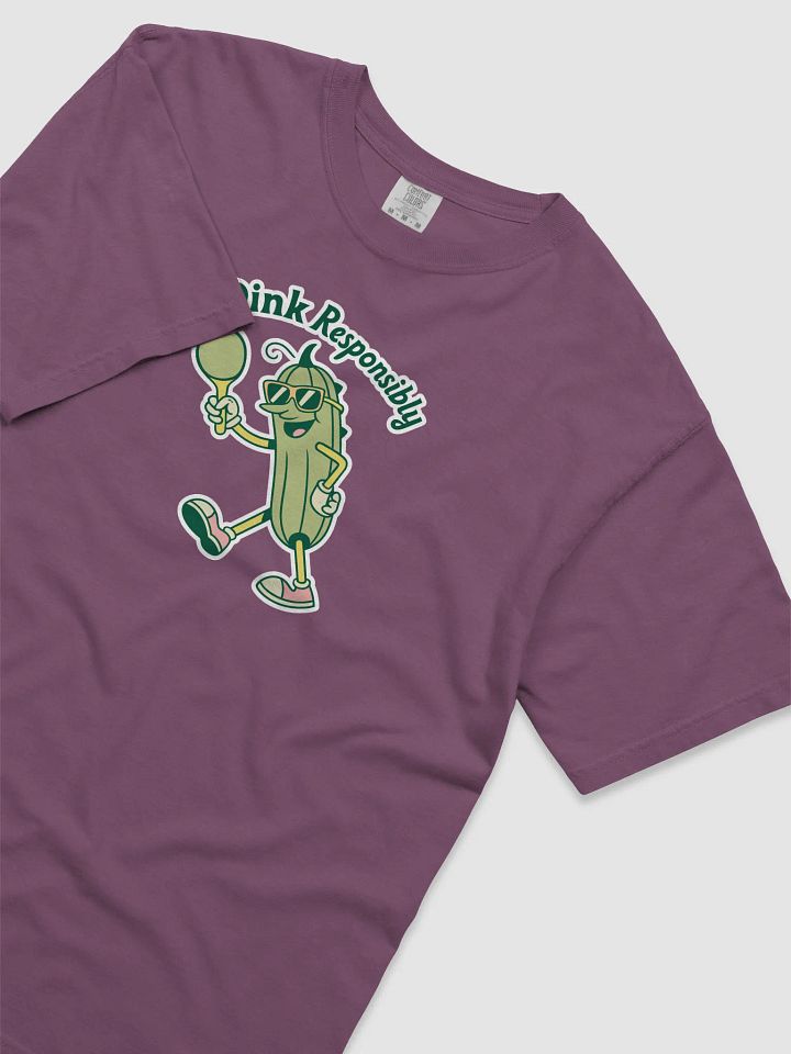 Dink Responsibly Pickleball Unisex Garment-Dyed T-Shirt product image (58)