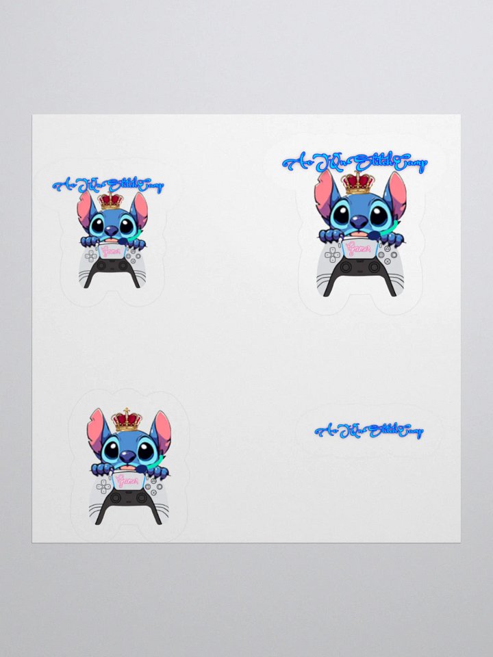 Royal Gamer Stitch Stickers product image (2)