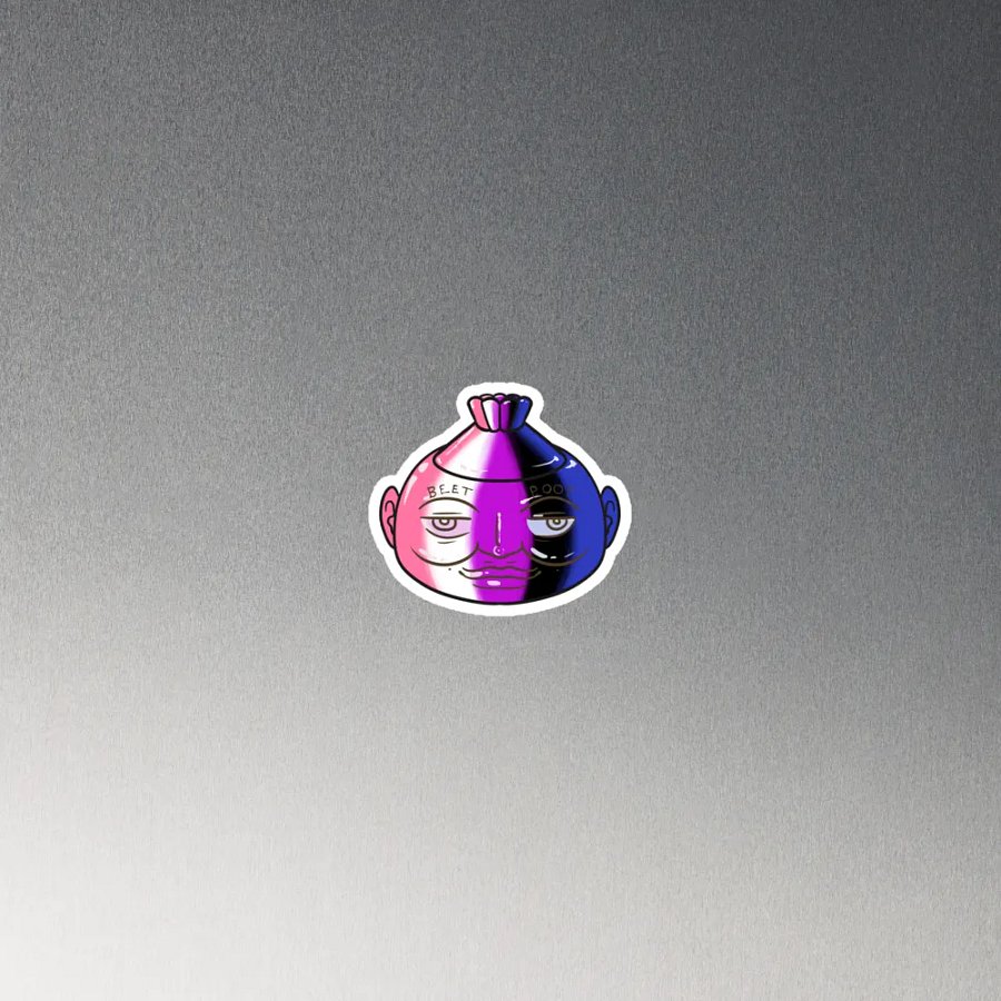Genderfluid Poot magnets product image (3)