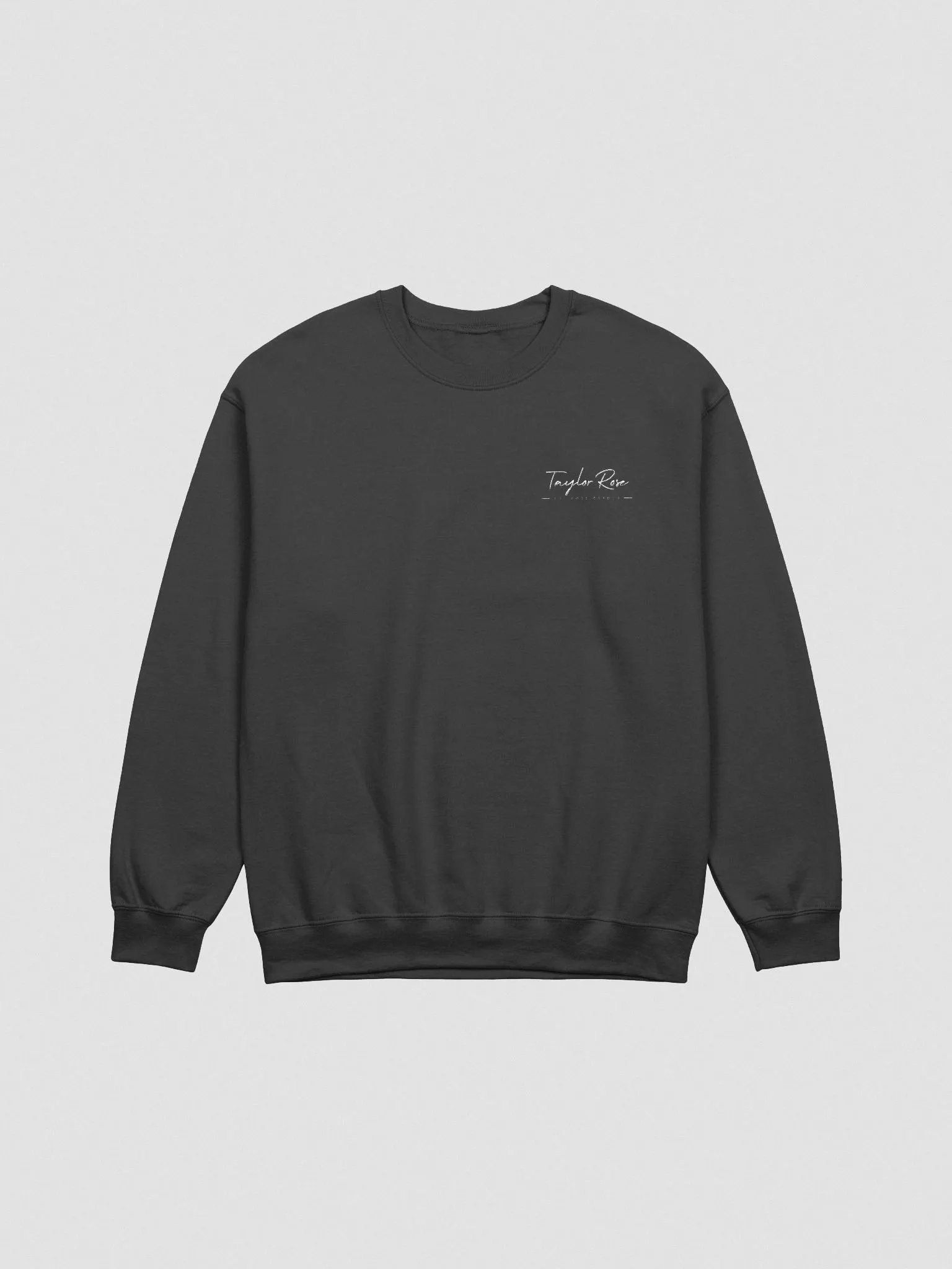 TaylorRose Embroidered Crew Neck (white font) product image (7)