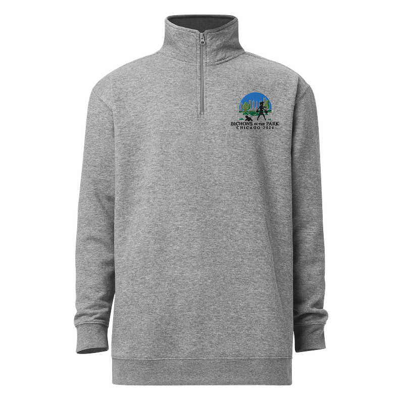 2024 National Specialty Embroidered 1/4 Zip Cotton Heritage Unisex Fleece Pullover