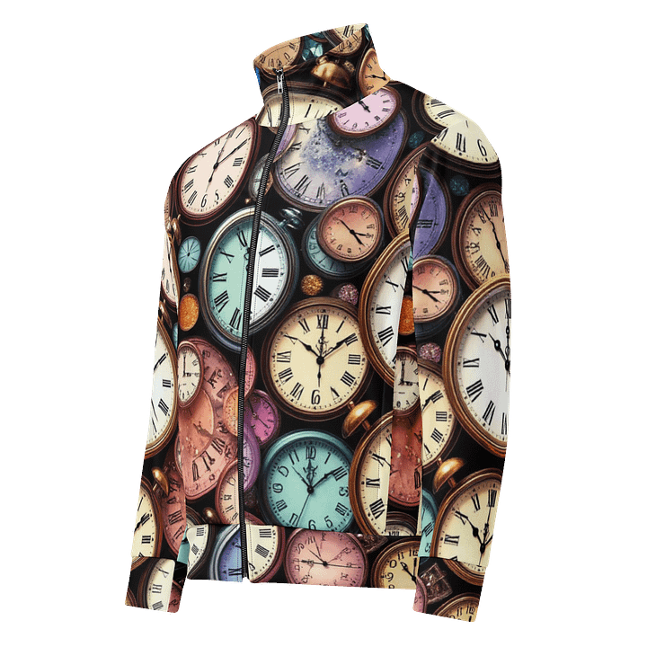 Vintage Pocket Watch Print Unisex Track Jacket product image (1)