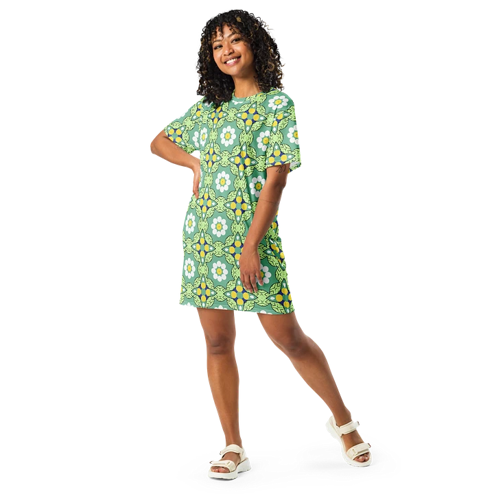 Green, Summer Dress, T-Shirt Dress product image (1)