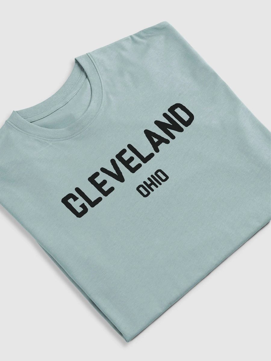 Cleveland Ohio Tshirt Style Basic Casual Black White Tee for Men Women Kids Dad Gifts product image (28)