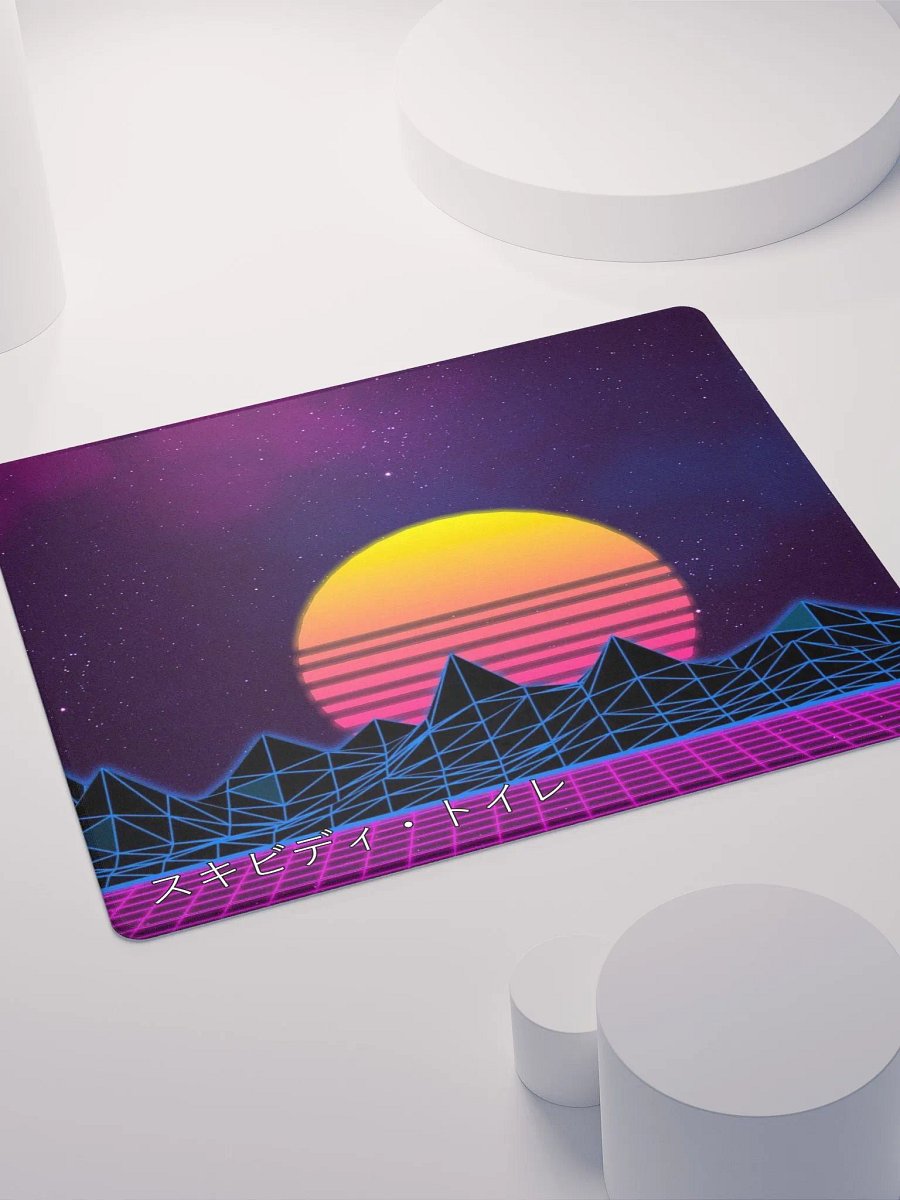 SynthWave Mousepad with Japanese Writing product image (4)