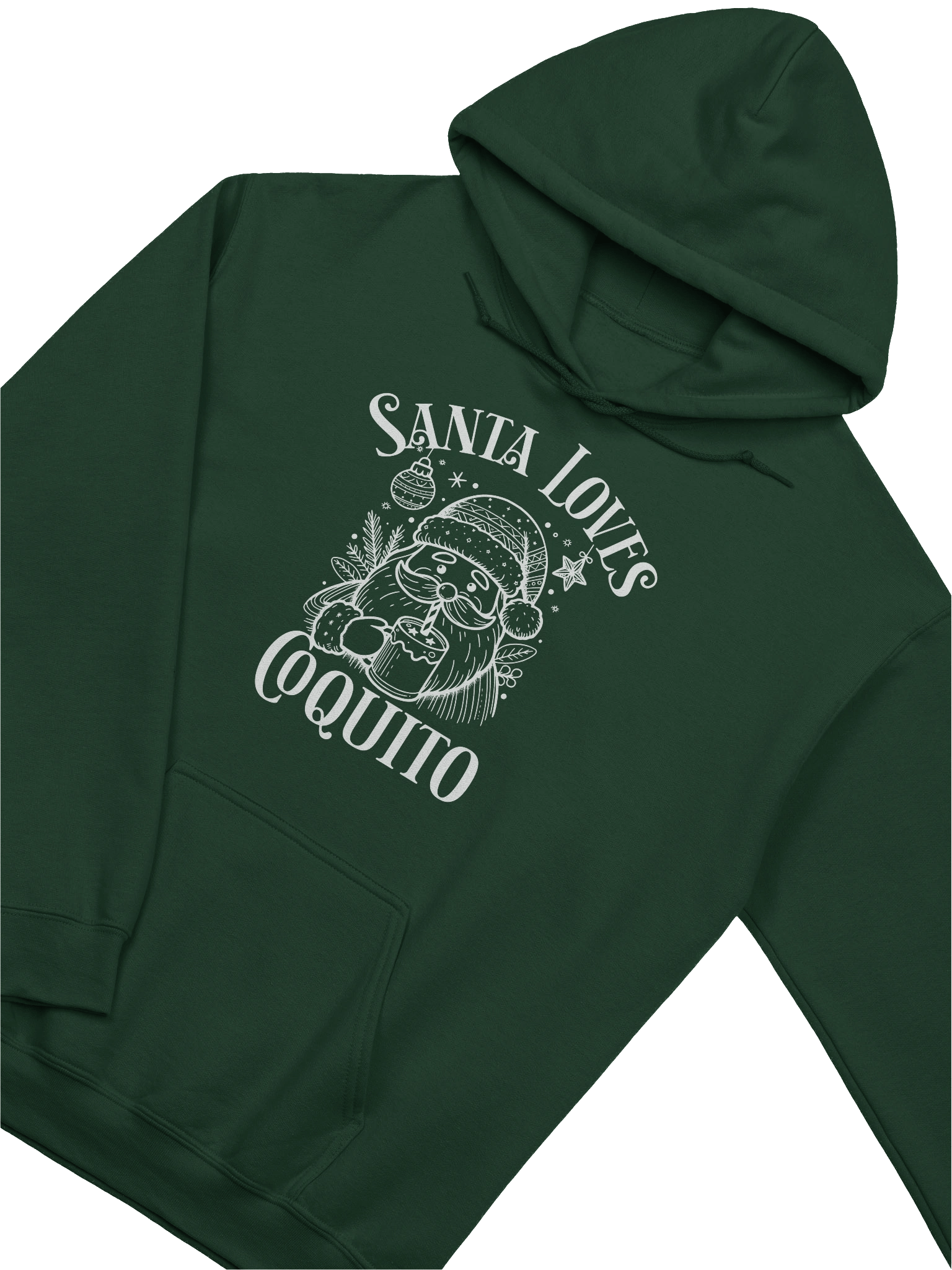 Santa Loves Coquito Hoodie Unisex product image (4)