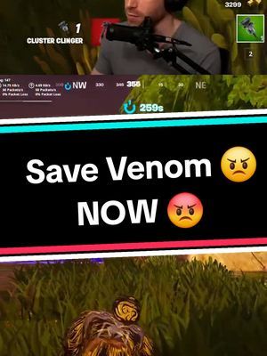 Save Venom 😠 NOW 😡 #fortniteclips #fortnitefunny 