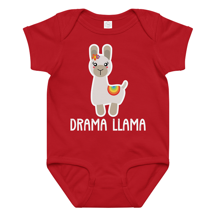 Drama Llama Baby Bodysuit product image (5)