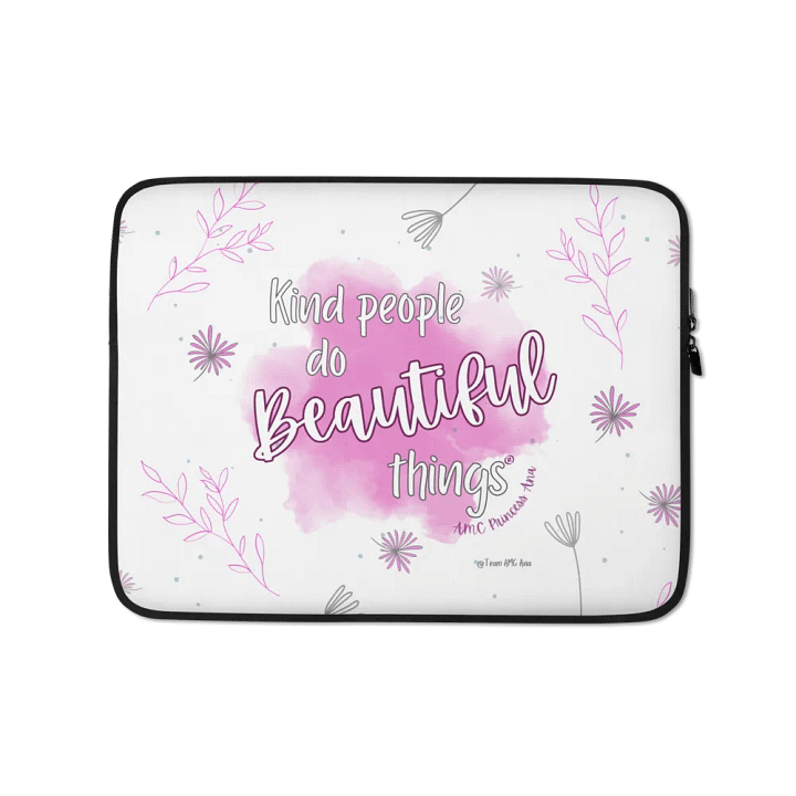 KPDBT - White/Pink Laptop Sleeve product image (1)