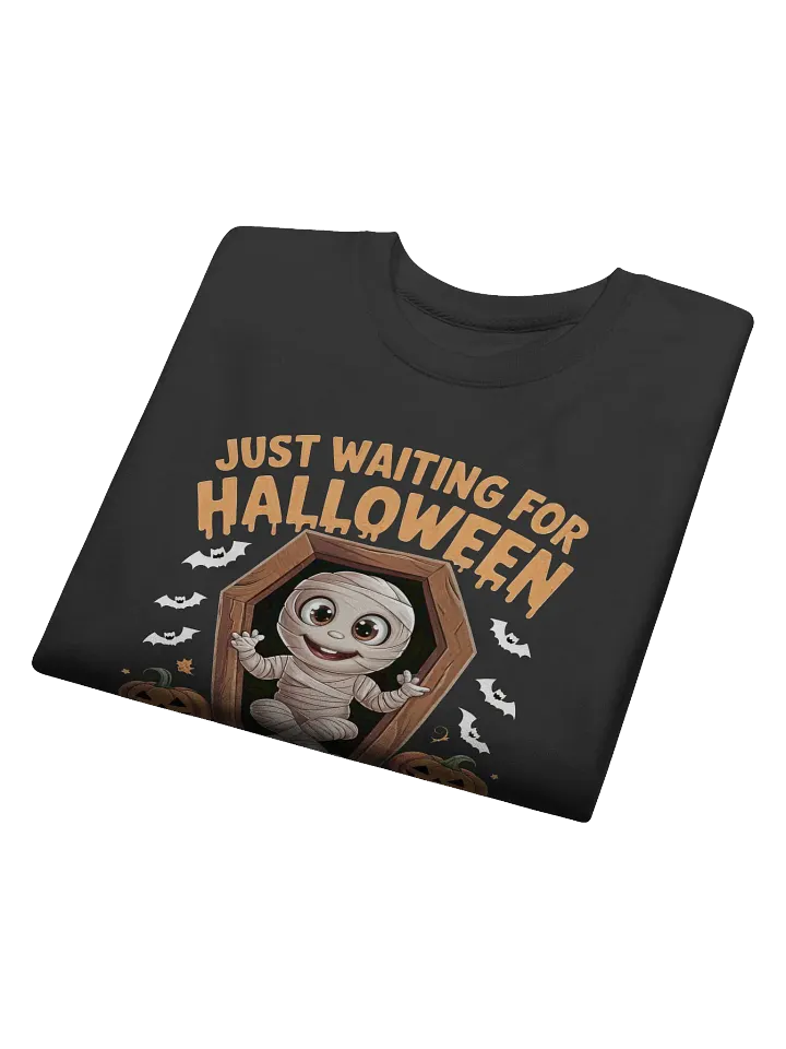 Mummified Halloween Sweatshirt, Spooky Vibes Gift, Cozy Horror Sweater product image (2)