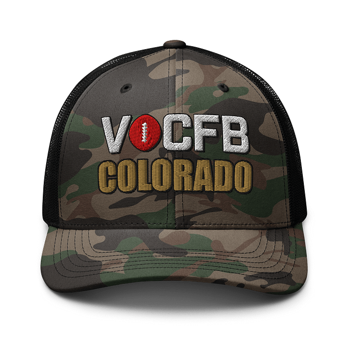 Colorado VOCFB Camo Trucker Hat product image (1)